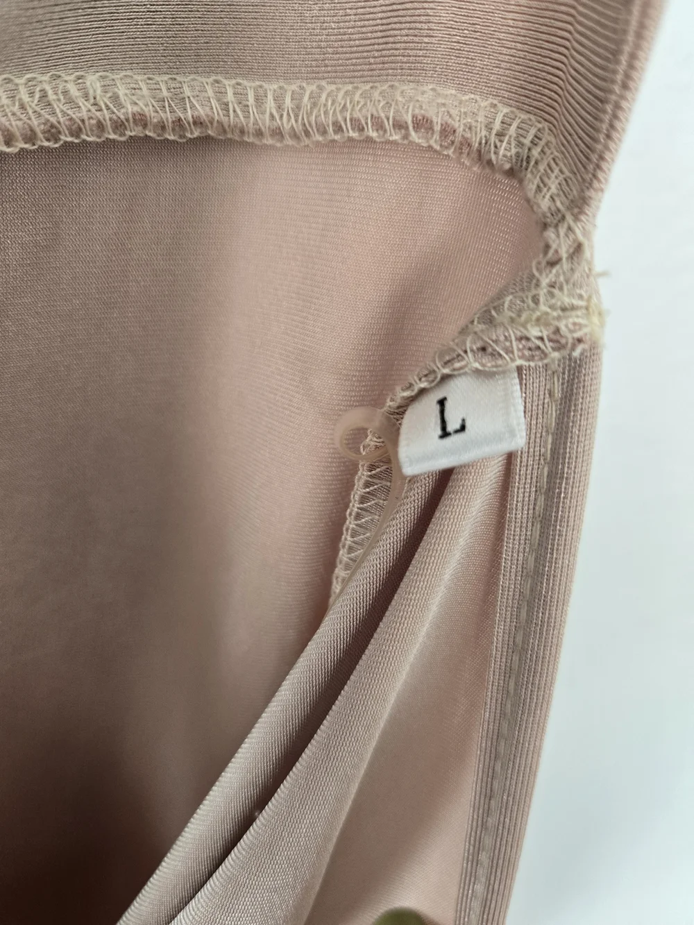 Backless V-Neck Maxi Dress in Blush - Elegant Women's Evening Gown Size L